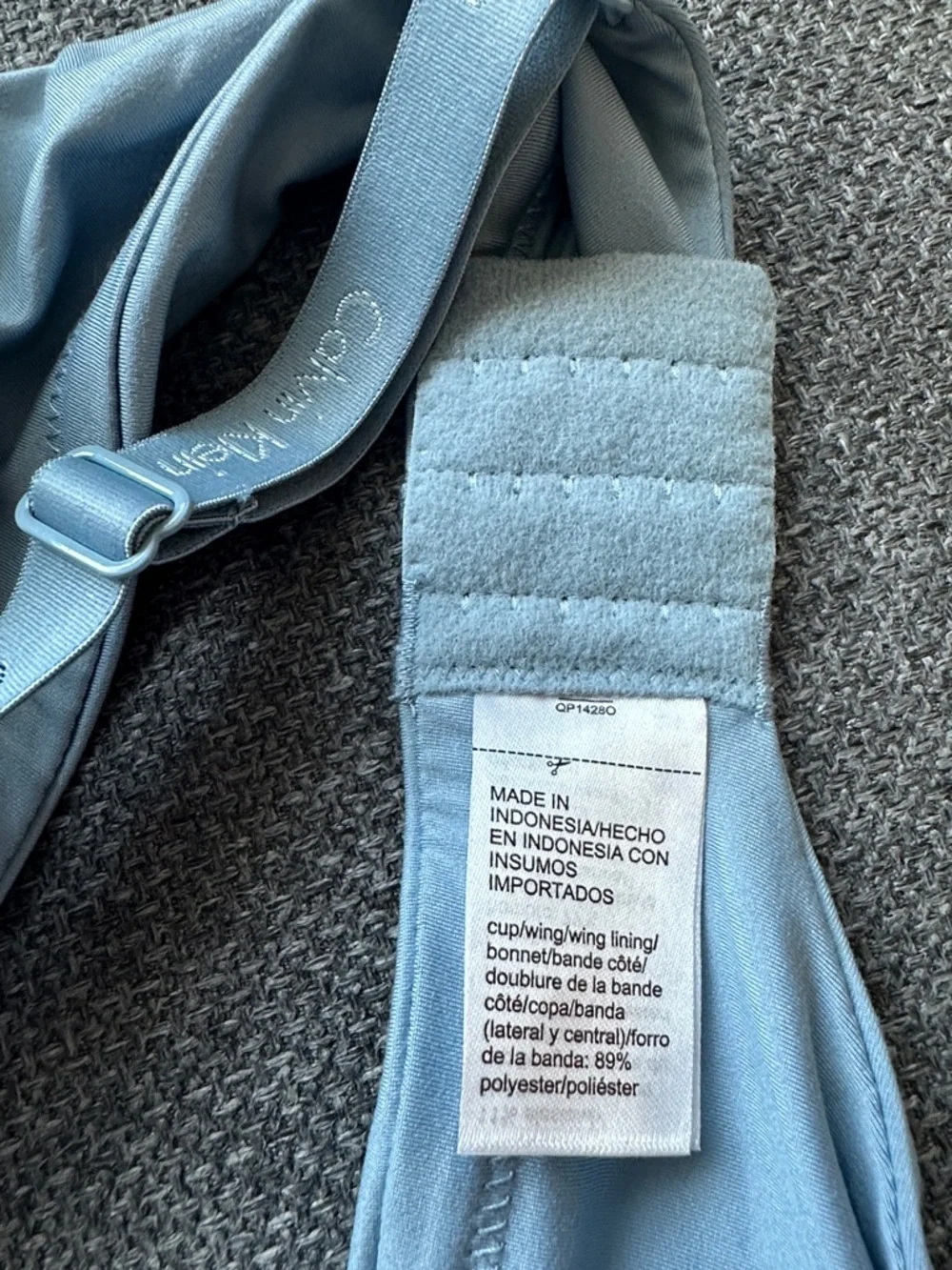 Calvin Klein Sky Blue Padded T-Shirt Bra